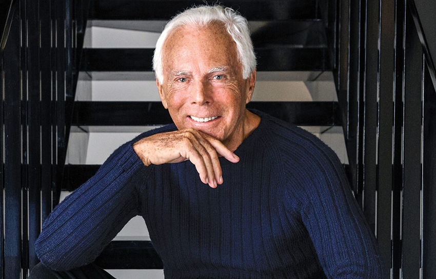 Giorgio Armani, uno stile che ha in-“vestito” anche lo sport