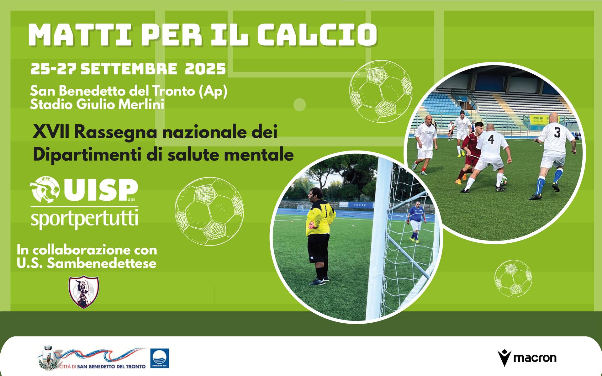 “Matti per il calcio” sfida culturale che unisce problema e cura