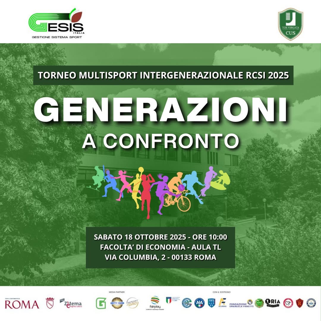 GESIS presenta “Generazioni a Confronto”: lo sport tra memoria, educazione e futuro